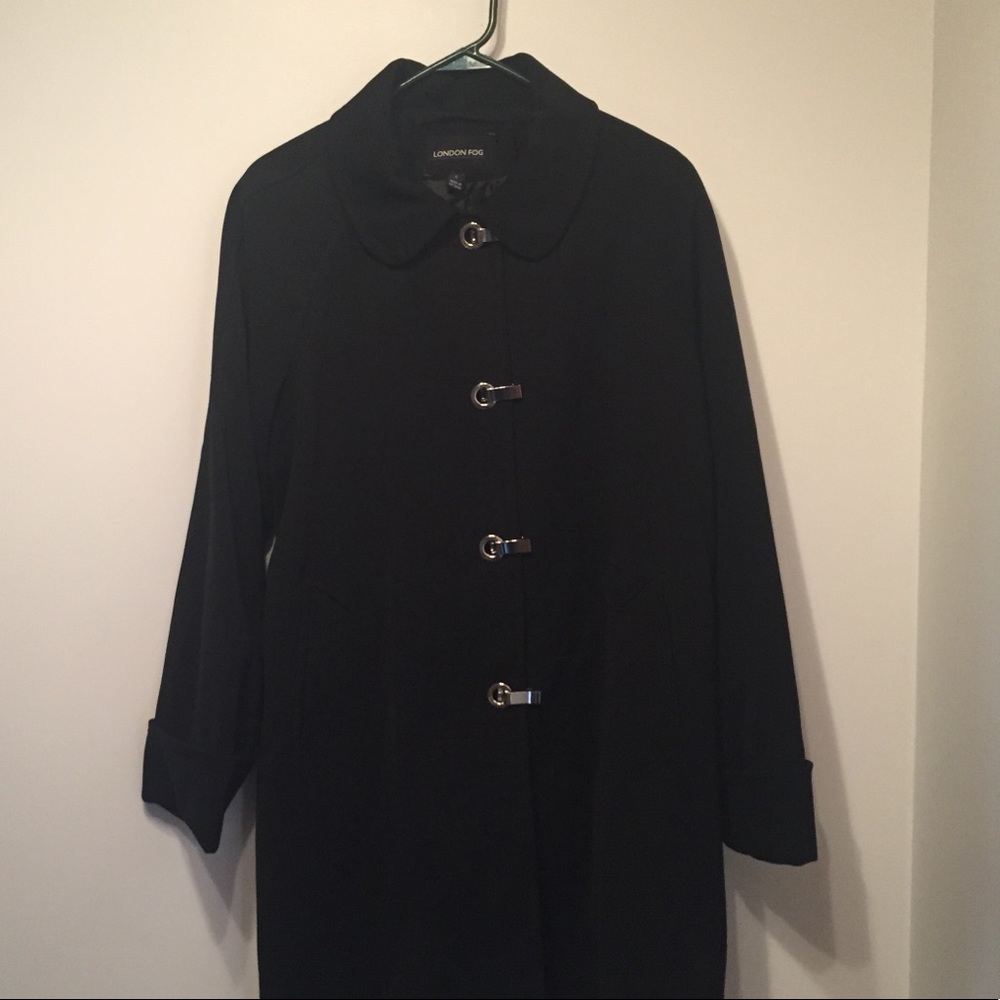 London Fog trench coat.